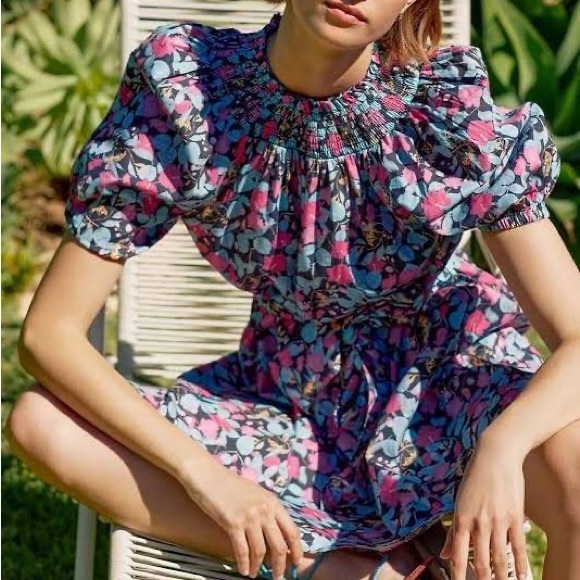 Anthropologie x Roller Rabbit Ainsley Cover-Up Mini Dress xs - Picture 2 of 8